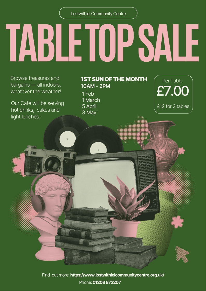 Table Top Sale Feb